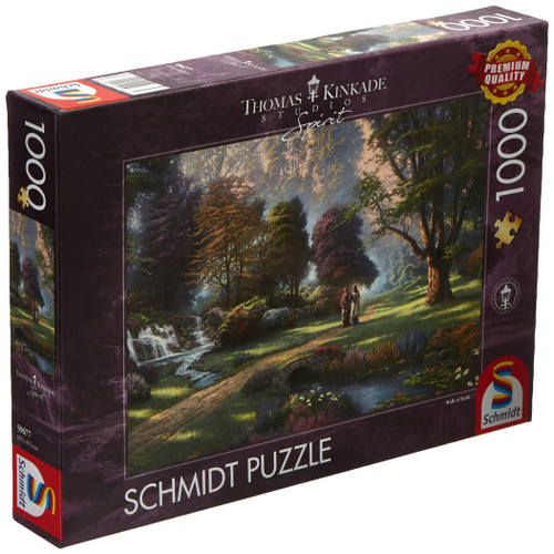 Schmidt Spiele 59677 Thomas Kinkade Spirit Way of Faith Jigsaw Puzzle 1000-Piece Multi-Coloured