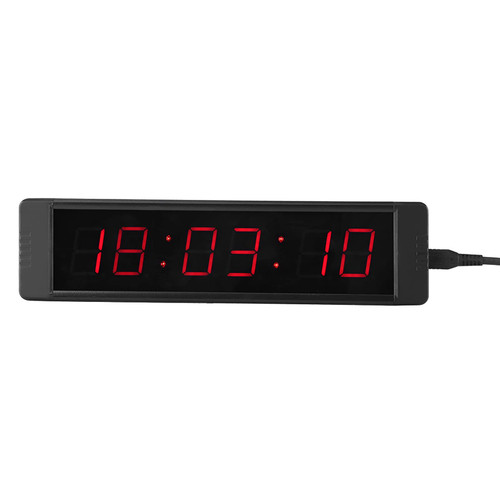 LED Remote Wall Clock Timer Stopwatch with Precise Count Up Count Down for Fitness Training