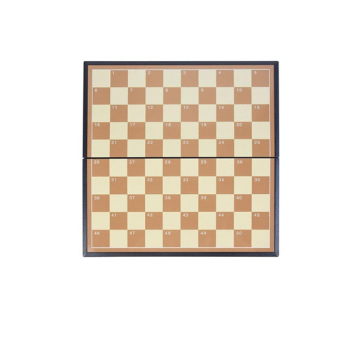 DEMYA Checkers Game Set Magnetic Checkers Folding Checkerboard with 40 Checkers Pieces and Storage Box for Checkers Game Board