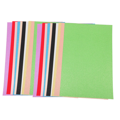 TEHAUX 80 Sheets Glitter Powder Origami Cardstock Paper Sparkly Origami Paper Folding Paper Color Paper Glitter Origami Paper Cardstock 12x12 Origami Glitter Paper A4 Tape Colored Paper