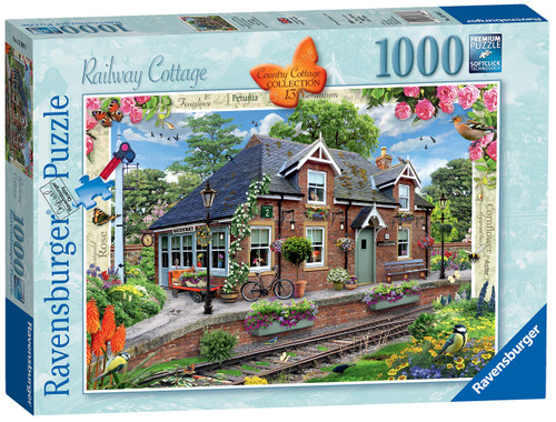 Ravensburger Country Collection No.13 Railway Cottage 1000 Piece Jigsaw Puzzle for Adults and Kids Age 12 Years Up Ravensburger Country Collection No.13 Railway Cottage 1000 Piece Jigsaw Puzzle for Adults and Kids Age 12 Years Up