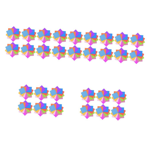 1500 Pcs Origami Glitter Folding Paper DIY Handcraft Paper DIY Cutting Paper DIY Crafts Paper Crane Folded Paper Handmade Folding Paper Scrapbook Papers Square Child Paper