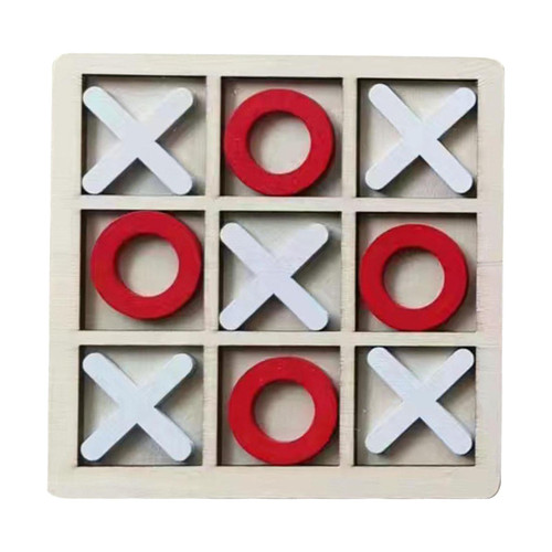 Vaveren Tic TAC Toe Wooden Board Game XOXO Chess Board Game XO Table Toy Noughts and Crosses Goody Bag Fillers Kids Vaveren Tic TAC Toe Wooden Board Game XOXO Chess Board Game XO Table Toy Noughts and Crosses Goody Bag Fillers Kids