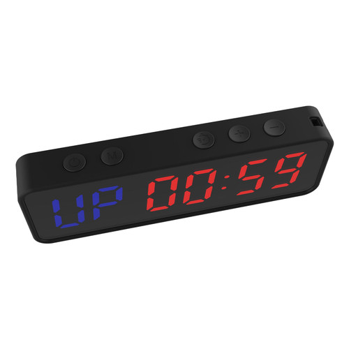 LED Workout Timer, Lightweight Sport Stopwatch, Waterproof Pendulum Timer, Durable Recall Digital Stopwatch, Teaching Tool Office Meeting, Portable Visual Countdown Timer for Sports Fitness Coaches