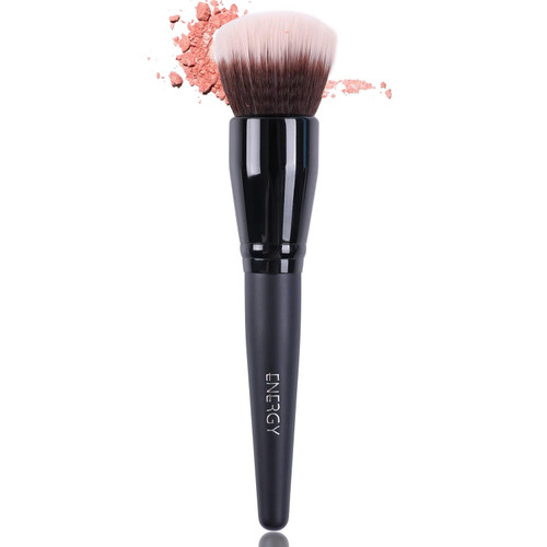 ENERGY Stippling Brush Duo Fiber Foundation Brush for Liquid Makeup Vegan Synthetic Professional Liquid Cream Blush Blending Mineral Powders Buffing Makeup Applicator Smoothing Face Brush