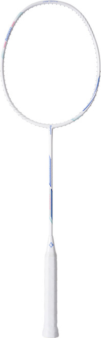 KUMPOO Badminton Racket/Racquet K520S Series Lightweight Full Carbon Fiber Pre-Strung 4U/G6 85g (Moonlight White)