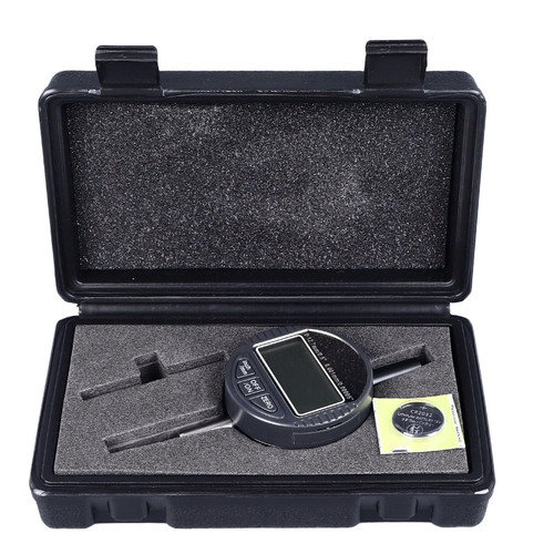 Digital Dial Indicator, 0.001mm 0.00005in Resolution 0 to 12.7mm Range High Accuracy Dial Test Gauge, Digital Measuring Tool Electronic Dial Indicator Digital Depth Gauge