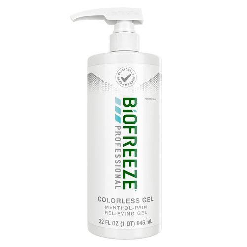 Biofreeze Gel 32 FL OZ Professional Strength Menthol Pain Relief Gel For Knee & Lower Back Pain Relief, Sore Muscle Relief, Neck Pain Relief, Shoulder Pain Relief, FSA Eligible Biofreeze Gel 32 FL OZ Professional Strength Menthol Pain Relief Gel For Knee & Lower Back Pain Relief, Sore Muscle Relief, Neck Pain Relief, Shoulder Pain Relief, FSA Eligible