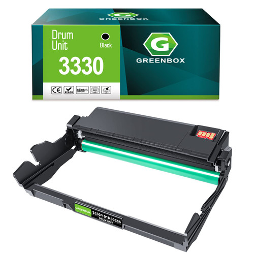 GREENBOX (NO Toner) Compatible Drum Unit Replacement for Xerox Phaser 3330 101R00555 for WorkCentre 3335 3345 3345VDNi Phaser 3330DNi WorkCentre 3335DNi WorkCentre 3345DNi Printer (1 Pack) GREENBOX (NO Toner) Compatible Drum Unit Replacement for Xerox Phaser 3330 101R00555 for WorkCentre 3335 3345 3345VDNi Phaser 3330DNi WorkCentre 3335DNi WorkCentre 3345DNi Printer (1 Pack)