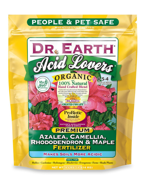 Dr Earth Acid Lovers Rhododendron Azalea Camellia Fertilizer (4 lbs.) Dr Earth Acid Lovers Rhododendron Azalea Camellia Fertilizer (4 lbs.)