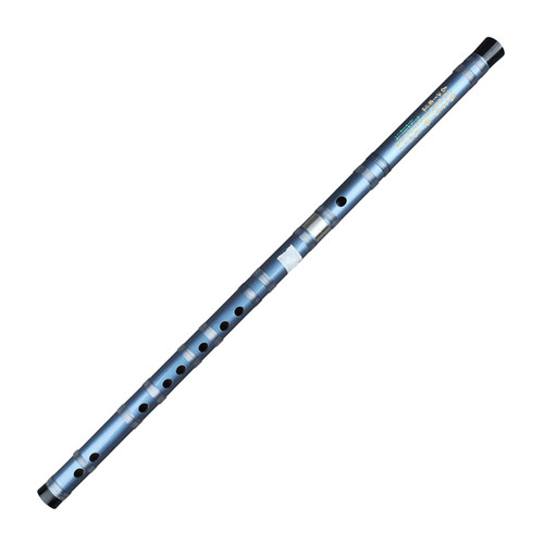 Beginners Bamboo Flute Chinese Traditional Handmade Bamboo Two-Section Blue Flute Traditional Bamboo for Beginners (Color : F Key)