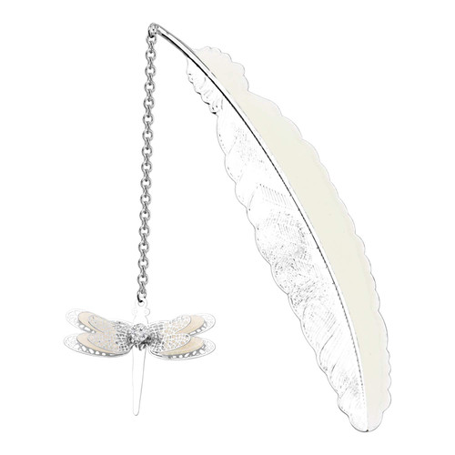 Gzrlyf Dragonfly Bookmark Glow in The Dark Bookmark Luminous Book Markers Metal Book Lover Gifts (Dragonfly Luminous Bookmark 2)