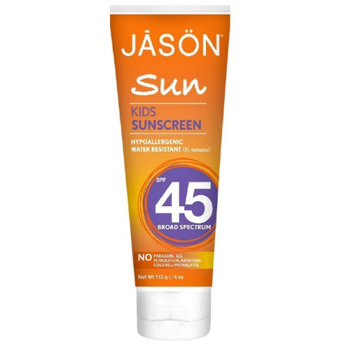 Jason Kids Sunscreen Lotion SPF 45 4 oz (Pack of 4)