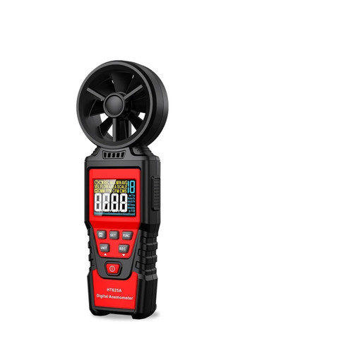 Anemometers Digital Anemometer Digital Anemometers Backlight Wind Speed Gauge Meter Air Volume Speed Scale Measuring Tester Professional Electricican Tools (Color : HT625A)