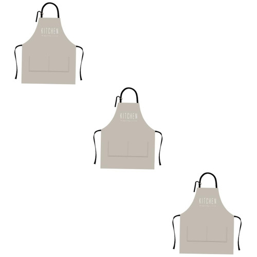 Zerodeko 3pcs Simple Apron Cloak for Men Apron for Men Oil Proof Apron Grilling Apron Adult Cape Painting Smock Lab Work Apron Aprons for Men Sleeveless Cooking Apron Man Fashion Bib