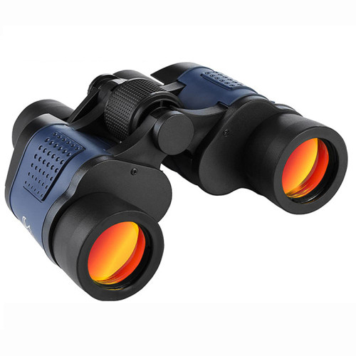 JYDQM 60X60 Zoom Hd Day Vision Binoculars Fast Focus Portable Waterproof Folding Binoculars Fast Focus W/Weak Light Night Vision High Clarity for Adult/Kid a/Black / 18x14.5x6cm