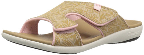 Spenco Women's Kholo Wave Slide Sandal, tan, 8 Medium US