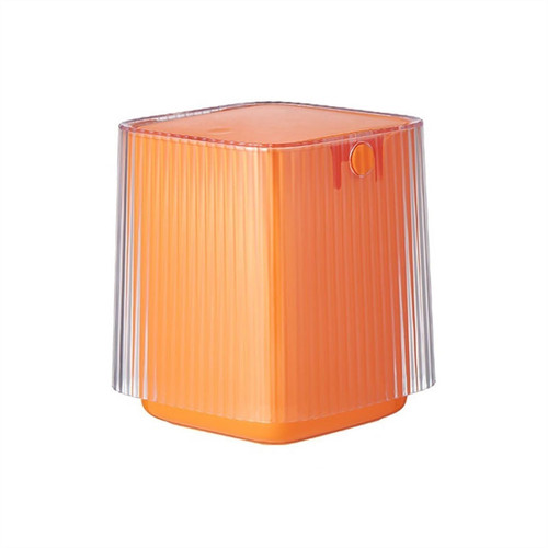 EERINESS Kitchen Trash Can Desktop Trash Can Mini Household Cute Trumpet Press Bedroom Covered Office Wastebasket Office Trash Can Wastebaskets (Color : A, Size : Small)