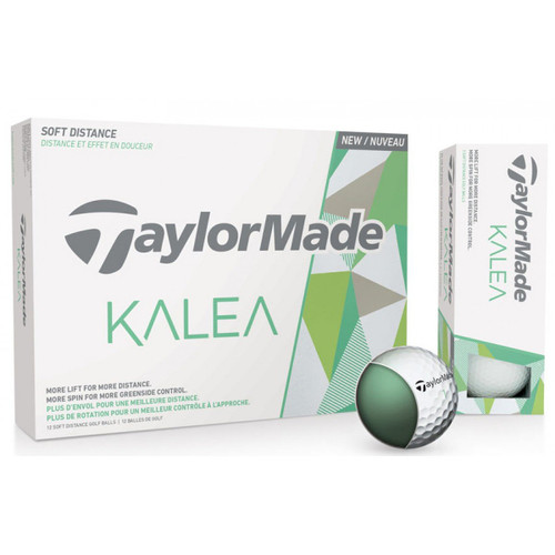 TaylorMade Kalea Dozen Golf Balls, White, One Size