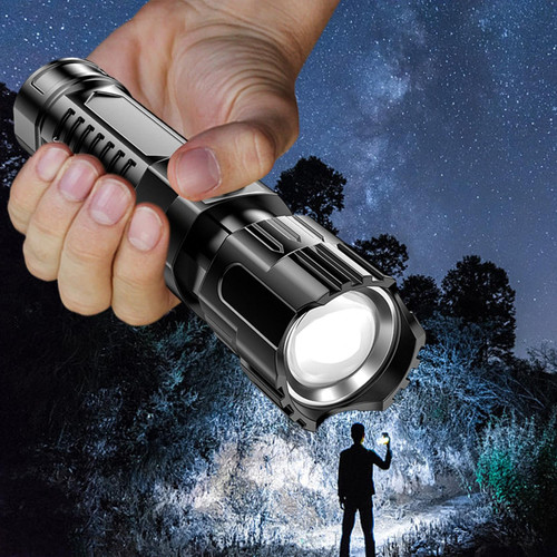 Outdoor Portable Flashlight USB Charging Flashlights Flashlight Led Flashlight Flashlights High Lumens Flashlights for Camping Bright Flashlight Handheld Flashlights Small Flashlight Today Deals Prime