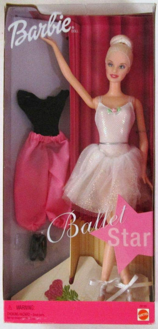 Ballet Star Barbie Doll Blonde 2000 Mattel #29195