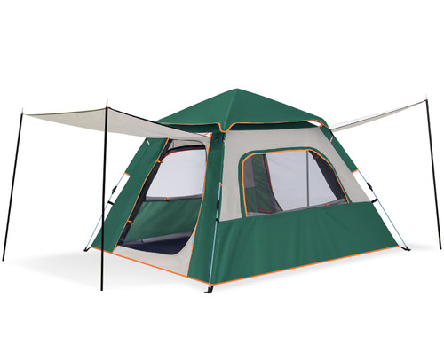 ABCCAMPING Camping Tent 4 Person Instant Pop Up Tent, Waterproof Family Tent for Camping, Automatic Instant Tent with Rainfly for Outdoor,Camping,Hiking ABCCAMPING Camping Tent 4 Person Instant Pop Up Tent, Waterproof Family Tent for Camping, Automatic Instant Tent with Rainfly for Outdoor,Camping,Hiking