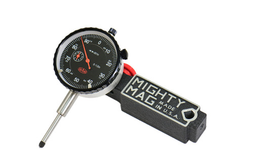 Shars Mighty Mag 400-1 Universal Magnetic Base + Shars 1inches Dial Indicator 212-0153B(212-0150+303-3111B) P]