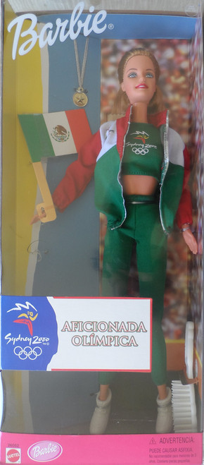 Sydney 2000 Olympic Games Barbie Doll Olympia Mexico Aficionada Olimpica