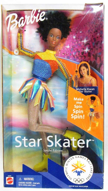 Barbie Star Skater Doll Special Edition: Olympic Winter Games, Salt Lake 2002- African American Barbie Star Skater Doll Special Edition: Olympic Winter Games, Salt Lake 2002- African American