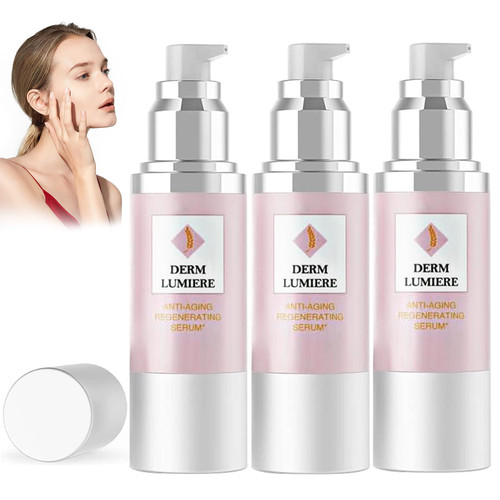 3Pcs Derm Lumiere Serum,Skincare Anti-wrinkle Serum,Anti Aging Regenerating Serum,Derm Lumiere Advanced Formula Moisturizer Serum