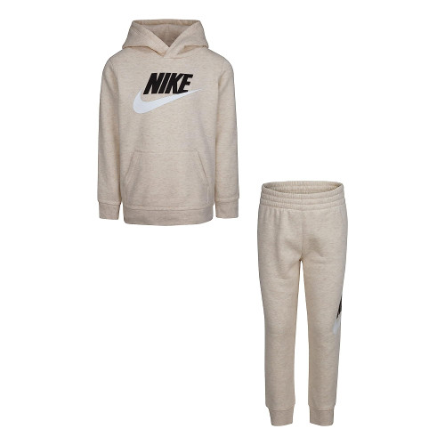 Nike Boy's Club HBR Pullover Joggers Set (Little Kids) Cashmere 5 Little Kid