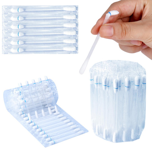 50PCS Disposable Piercing Aftercare Swabs - Individually Saline Solution for Piercings Helps Eye, Ear, Nose, Navel Body Piercing Aftercare