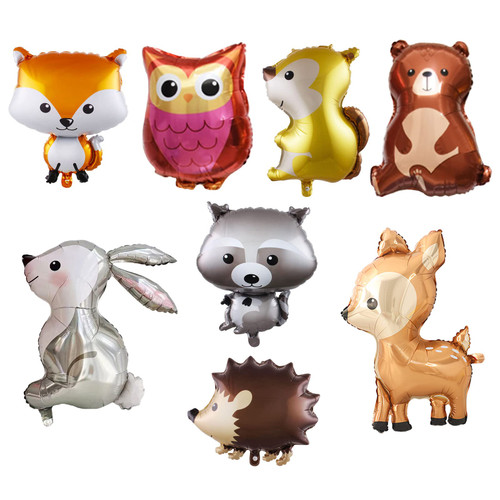 8 Pcs Woodland Animal Foil Balloons Fox Hedgehog Squirrel Raccoon Bunny Rabbit Deer Bear Owl Aluminum Mylar Helium Forest Critter Party Balloons for Birthday Carnival Jungle Party Decorations Supplies 8 Pcs Woodland Animal Foil Balloons Fox Hedgehog Squirrel Raccoon Bunny Rabbit Deer Bear Owl Aluminum Mylar Helium Forest Critter Party Balloons for Birthday Carnival Jungle Party Decorations Supplies