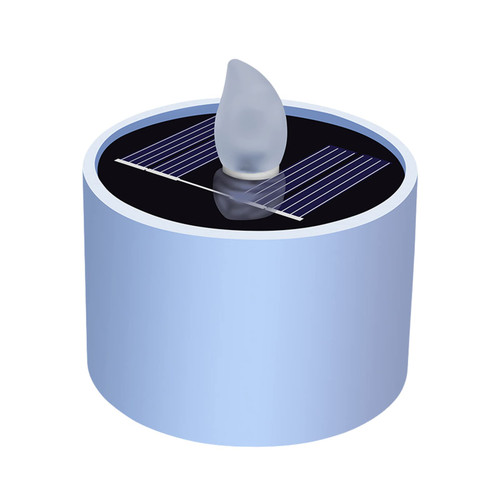 Solar Candle Light, Flameless Led Tea Light Candles, Solar Flickering Candle Dusk to Dawn Outdoor Lighting, Waterproof Led Candles, Reusable Solar Tea Light Candles for Home Decor Garden Camping