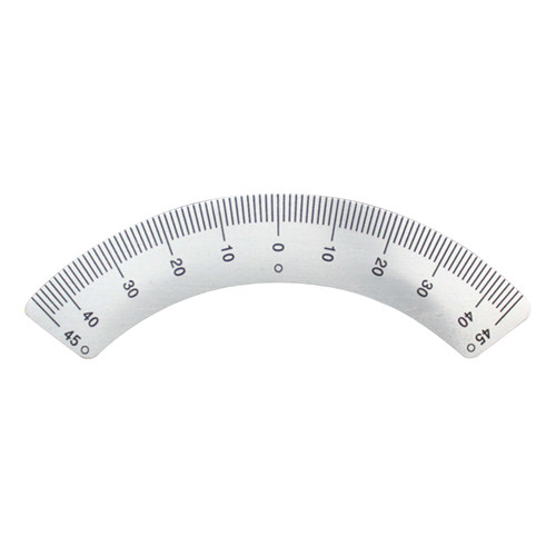 BELOWSYALER Small Protractor Milling Machine Part Angles Plate Scale Ruler 45 Degree Angles Ruler Measuring Gauging Tool Caliper
