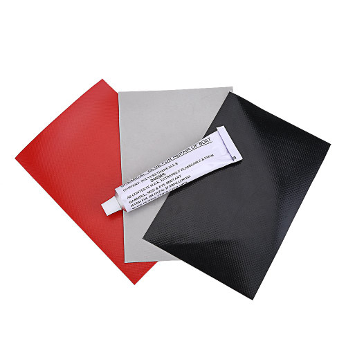 Alomejor PVC Repair Patches 3pcs Professional Inflatable Boat Kayak Repair Kit for Inflatable Boat Rubber Dinghy