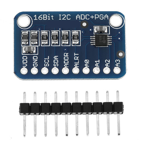 High ADC Module ADS1115 16-Bit ADC Converter Development Board Kit Analog to Digital Module for Raspberry Pi