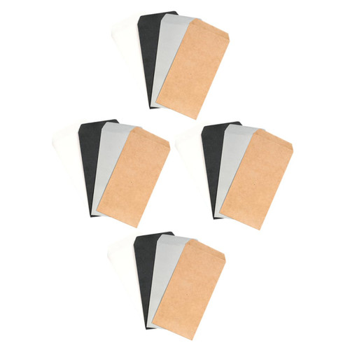 Operitacx 40pcs letter gift invite invitation card envelope business Classic Envelopes Blank Invitation Envelopes vintage blank Clip Photo Letter Envelopes black envelopes file holder