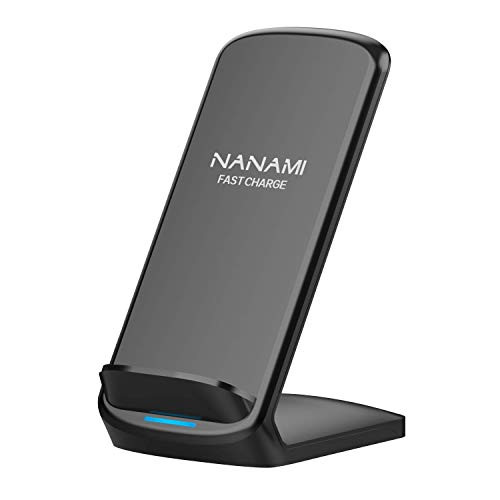 NANAMI Upgraded Fast Wireless Charger Fast Wireless Charging Stand Compatible Samsung Galaxy S10+/S10/S9+/S9/S8/S8+/Note9/8/5/S7/S7edge/S6 Edge+ & Qi Charger Compatible iPhone Xs/XS Max/XR/X/8/8 Plus NANAMI Upgraded Fast Wireless Charger Fast Wireless Charging Stand Compatible Samsung Galaxy S10+/S10/S9+/S9/S8/S8+/Note9/8/5/S7/S7edge/S6 Edge+ & Qi Charger Compatible iPhone Xs/XS Max/XR/X/8/8 Plus