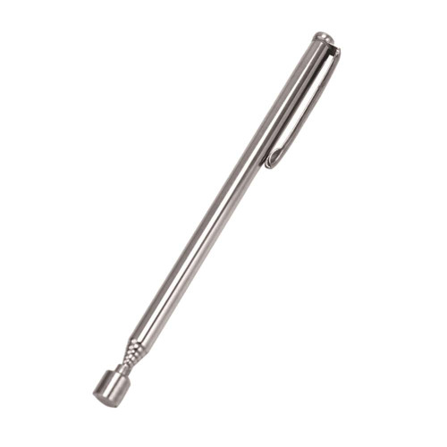 Magnetic Pen dezirZJjx 1.5LBs Telescopic Metal Magnetic Pick-up Pen Picker Extendable Stick Clip Tool - Silver