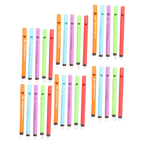 30pcs Mini Bird Flute Lark Whistle Bird Flute Music Toy Random Color 40pcs Mini Flute Operation Christmas Small Bird Whistles Whistle Musical Instrument Miniature The Bird Plastic