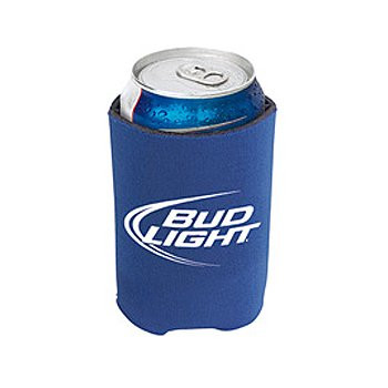 Bud Light 12oz Beer Can Cooler Holder Kaddy Coolie Huggie