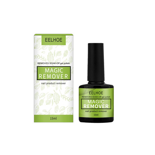 Gel Nail Polish Remover, Easily & Quickly Soak off Gel Polish No Need for Foil, Soaking or Wrapping, Remove Gel Nail Polish within 3-5 Minutes, Professional Nail Polish Remover (A, 1PCS)