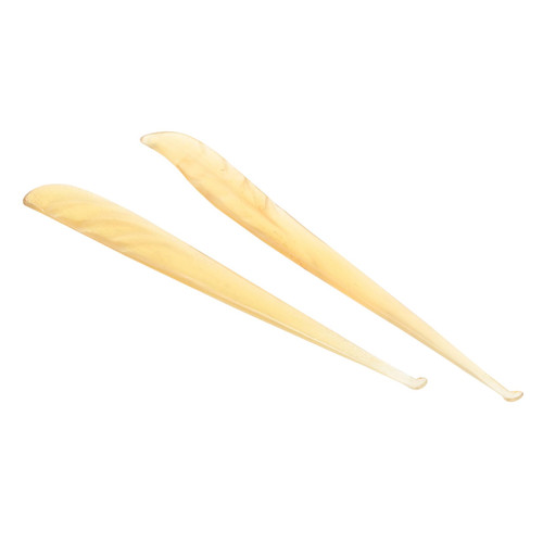 HEALLILY 2 Pcs Croissant Ear Pick Earwax Removal Swab Earwax Picker Ear Cleaner Pick Earwax Curette Ceramic Tools Wax Cleaning Curette Earwax Grip Ear Pick Travel Excavator Ceramics