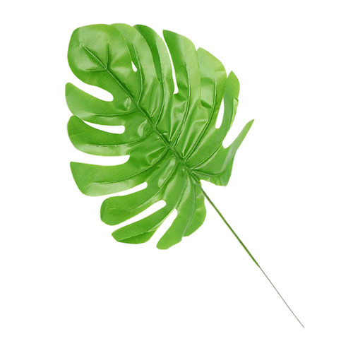 VOSAREA Artificial Plants Artificial Monstera Leaves Home Decoration Decorative Leaves Palm Leaf Decor Artificial Tropical Palm Leaves Decorate Green Household Turtle Leaves