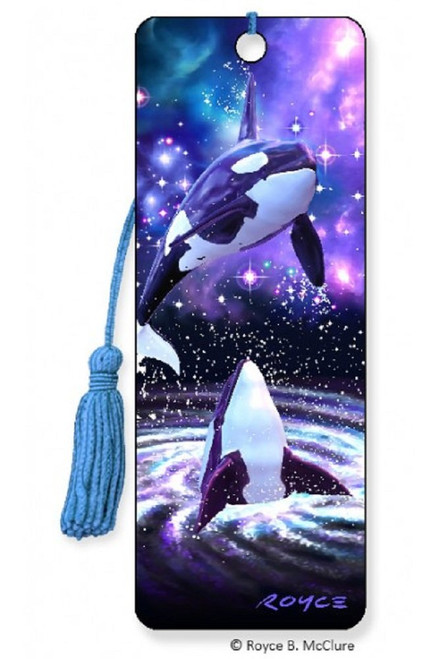 3D Royce "Space Orcas" Bookmark - by Artgame