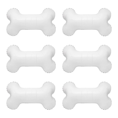 Dog Bone Foil Balloon Pet Bone Mylar Balloons for Baby Shower Birthday Party Decoration 12pcs