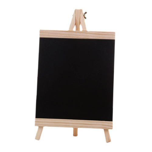 FUNOMOCYA Blackboard Chalk Board Stand Kids easels Tabletop Chalk Boards Menu Chalk Boards Chalk Board Sign menu Board for Kitchen Chalkboard Sign Wedding Sign Wood Bride Pendant Buffet