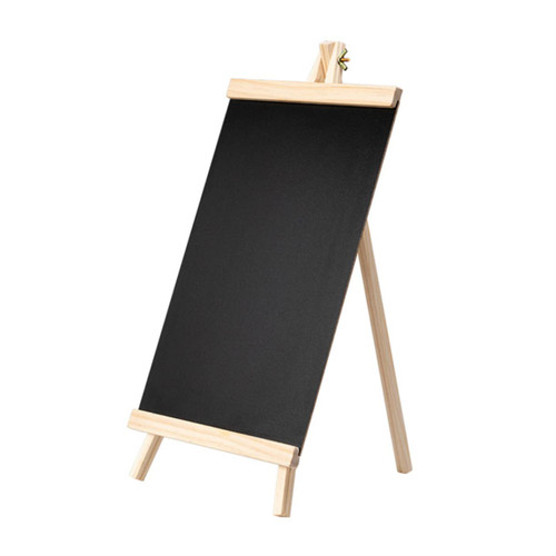 Operitacx Blackboard Menu Chalk Boards Standing Chalk Board Sandwich Board A- Frame Chalkboard Food Labels for Party Buffet Menu Board for Kitchen Small Chalkboard Wood Bride Wedding Sign
