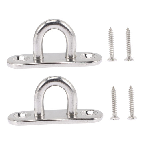 Kisangel 2 Sets U-Tube Hook Ceiling Hooks Heavy Duty Stainless Steel Staples Hammock Hooks Heavy Duty Heavy Duty Hooks Hammock Wall Hooks Swing Hooks Accessories Stainless Steel 304 Fan